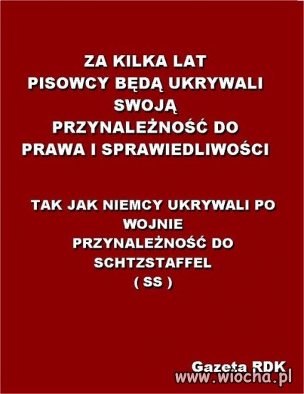 To wiadome że tak będą robić