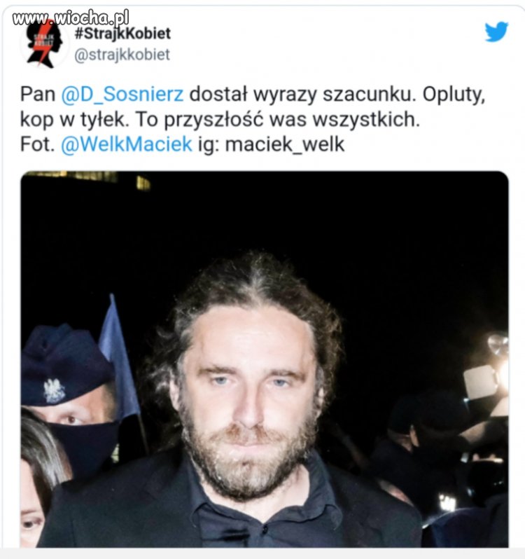 Sosnierz po tym jak przemówił do niego suweren