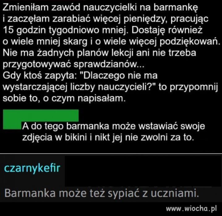 Zmieniła zawód i mniej stresu 