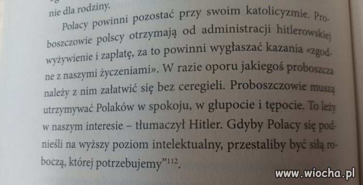 Fragment z dziennika Hansa Franka
