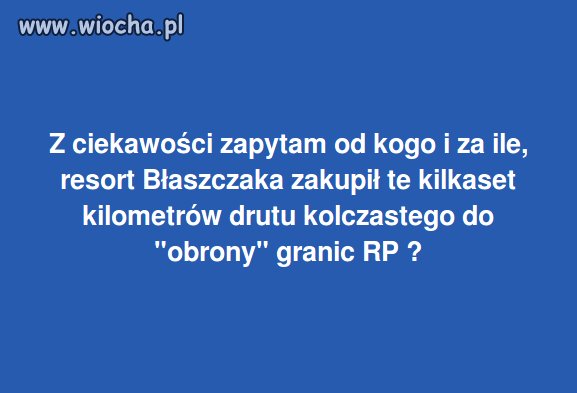 Dobre pytanie