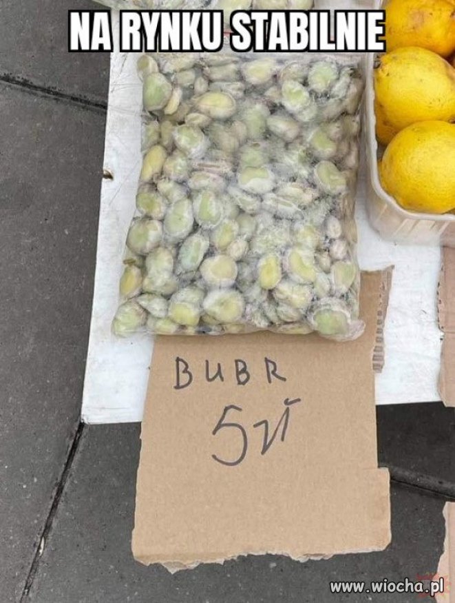 Kiedy masz do sprzedania bób, ale opiłeś się Żubrem