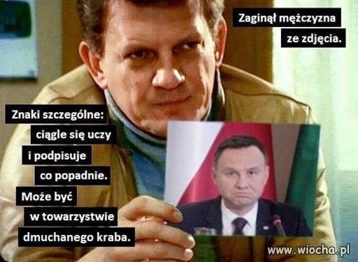 Prawdopodobnie przemieszcza się w kierunku Wybrzeża z kobietą niemówiącą w języku polskim.