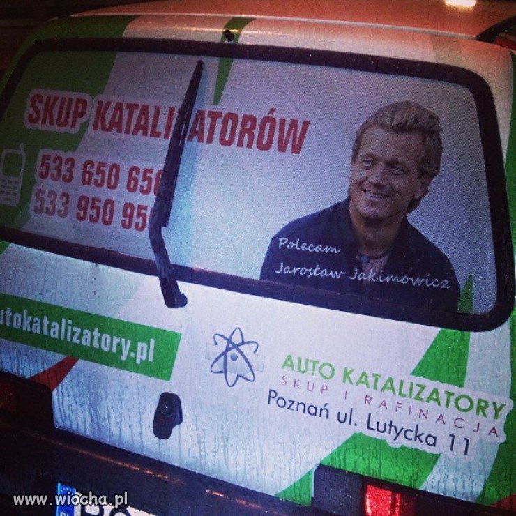 Jakimowicz najlepiej się realizował w reklamie katalizatorów i na tym powinien poprzestać...