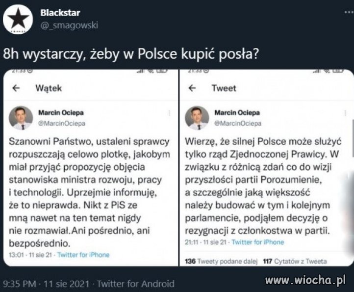 8 godzin wystarczyło 