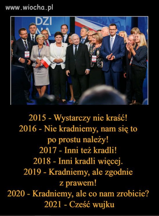 Historia propagandy złodziei PiSu...