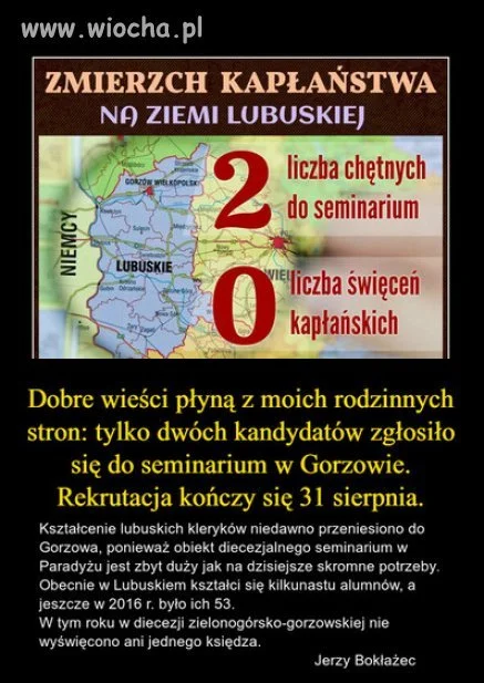Lubuskie strefą wolną od ideologii JCHR!