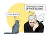 Przypalił z kotem 