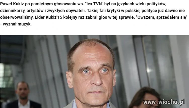 Przynajmniej raz można szmacie rację przyznać