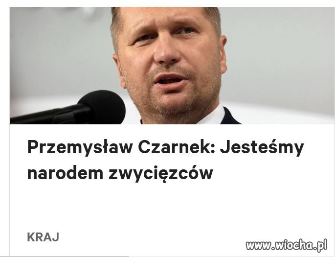 Skoro Pan Minister tak twierdzi, to tak jest