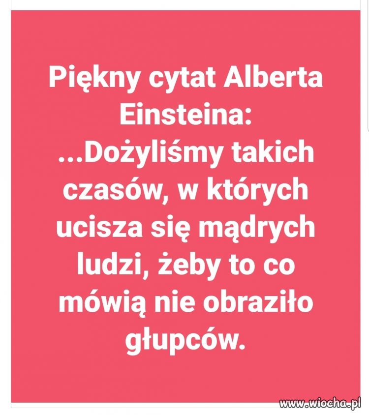 Te słowa idealnie pasują do obecnej rzeczywistości
