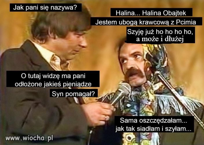 Halina. Wszyscy w Pcimiu mnie znają 