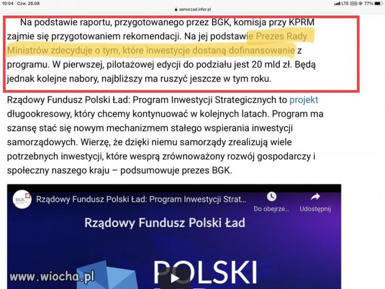  O tym, które samorządy dostaną pieniądze z funduszu, który #PiS nazywa Polskim Ładem, zdecyduje  @MorawieckiM , zupełnie jak kiedyś Gomułka!