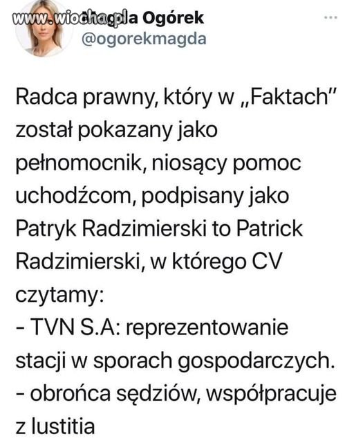 Madzia, jak ty mnie zaimponowałaś w tej chwili