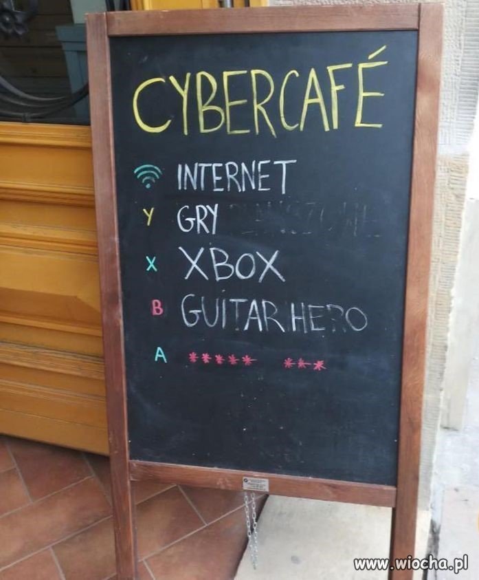 Cyber Cafe  każdy znajdzie coś dla siebie.