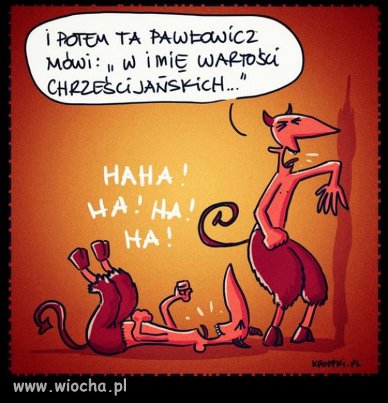 Tak wygladaja `chrzescijanskie wartosci` PiSu...