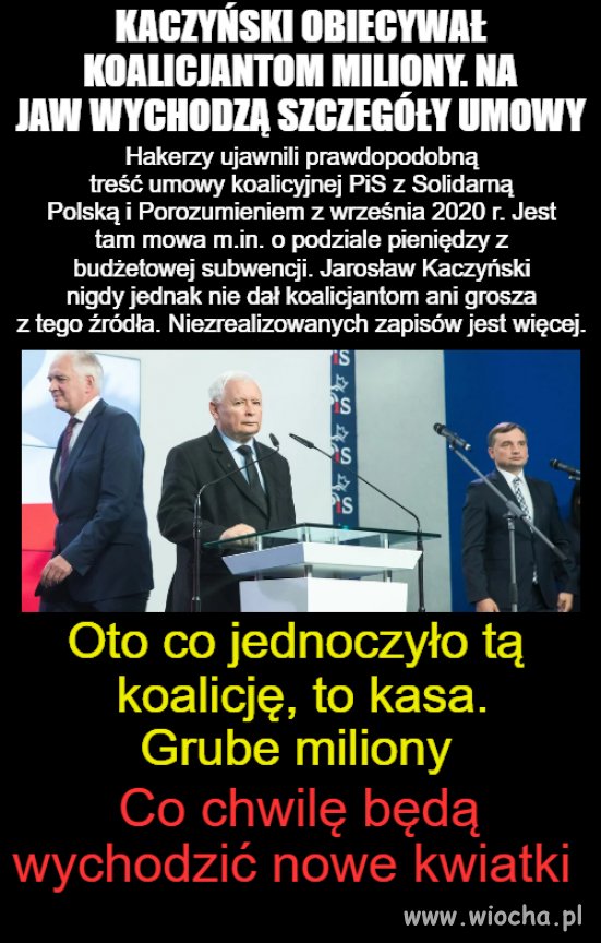 Powoli wyłania się prawda o koalicji PiS