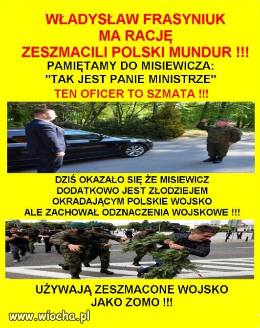 Tak PiS "zeszmacił" wojsko i policje...