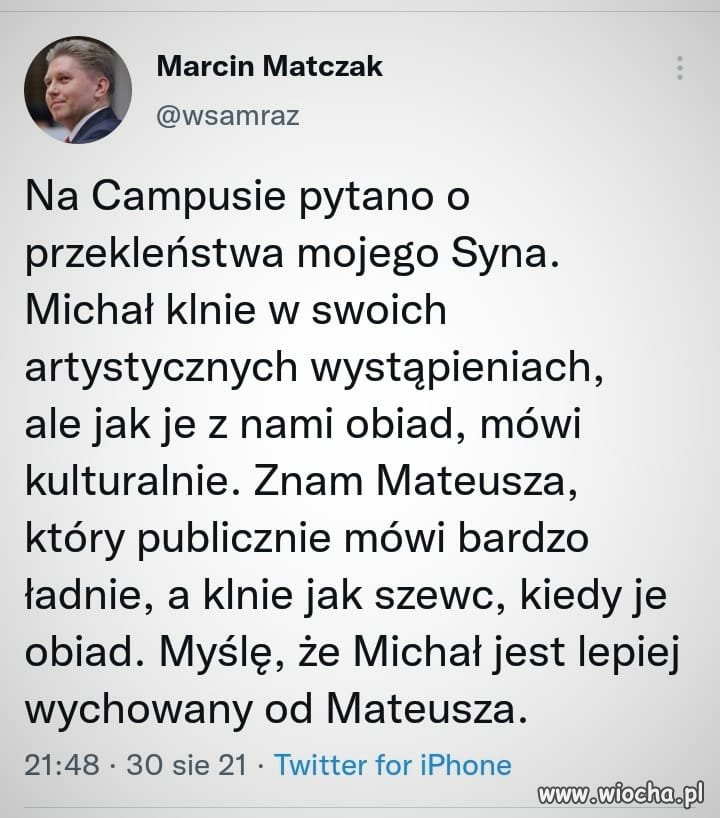 Tak. Klnie, ale ...