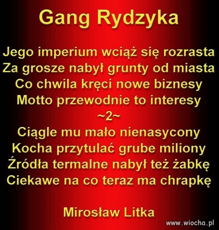 Kiedy rozliczymy tego złodzieja ?