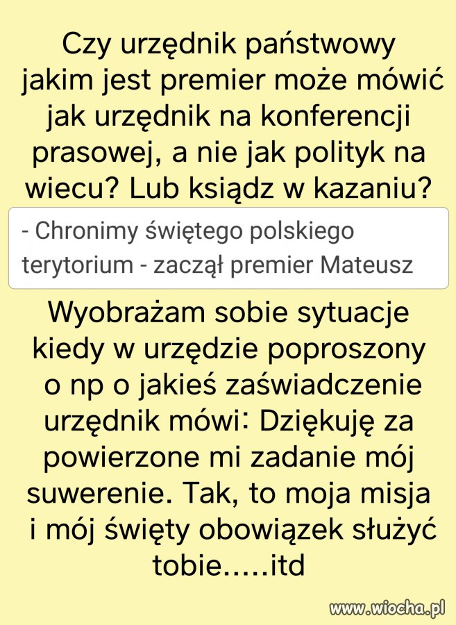 Swoją drogą petent w takim urzędzie
