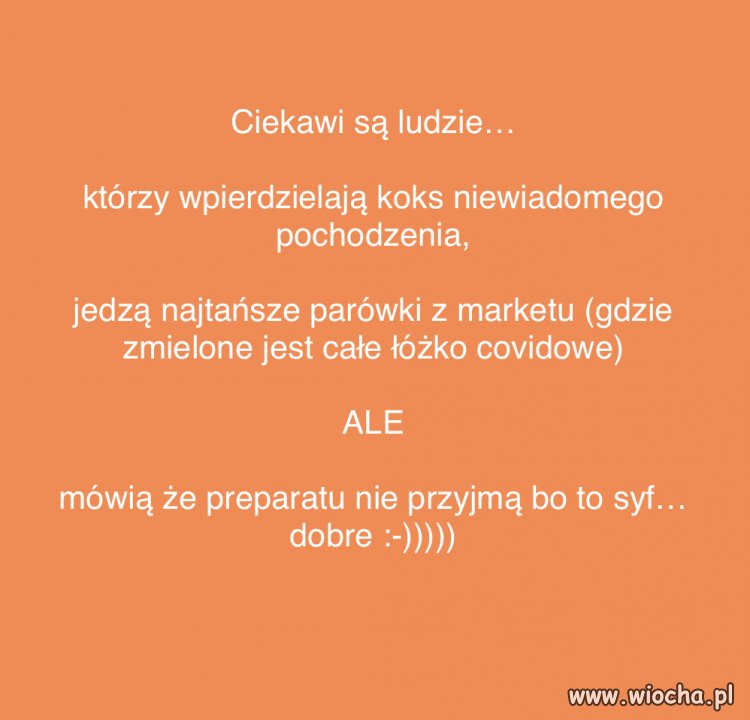 W temacie covidu…
