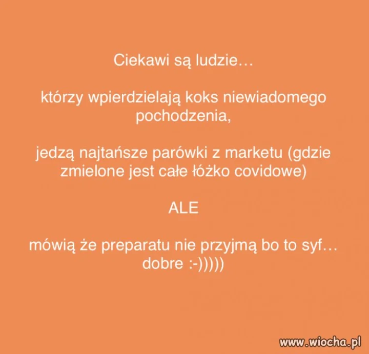 W temacie covidu…