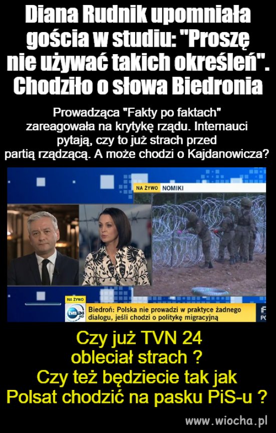 Już zdążyliście wprowadzić cenzurę w TVN 24 ?