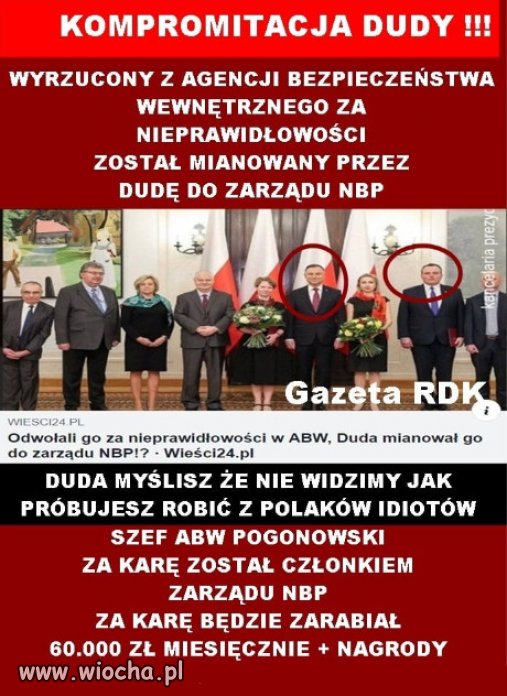 Zlodzieje PiSu, zawsze mile widziani w NBP...