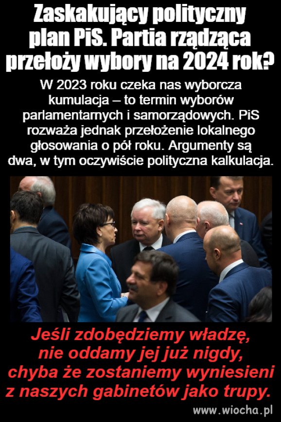 Prezydenckie sfałszowali, teraz kolejne chcą 