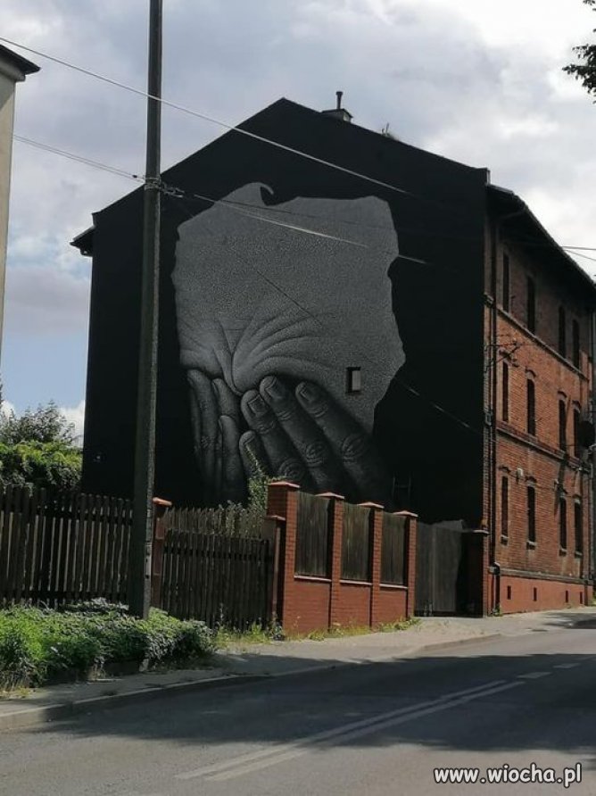 Piękny i wymowny mural 