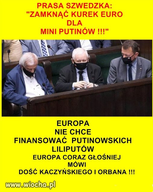 ZAMKNĄĆ KUREK EURO DLA MINI PUTINÓW !!!