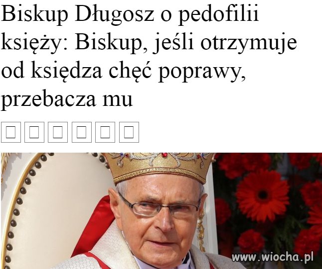 Przebaczamy pedofilie