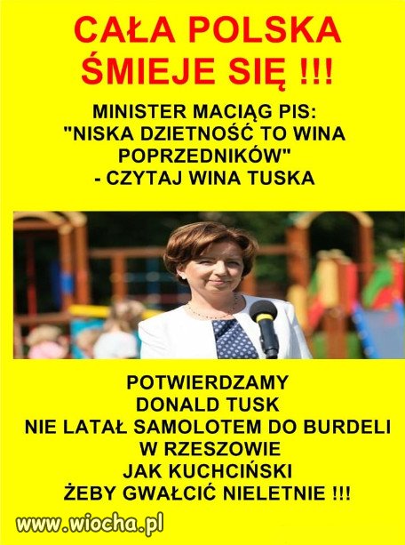Czego te durnie Kaczynskiego nie wymysla?
