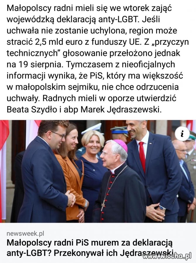 Chooj tam z kasą na szpitale i rozwój gospodarczy. 