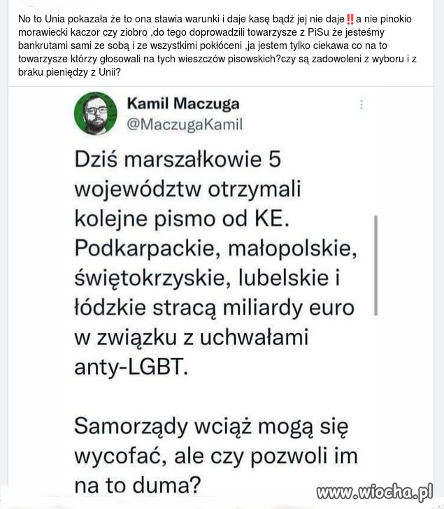 Tak to jest jak się popiera pis