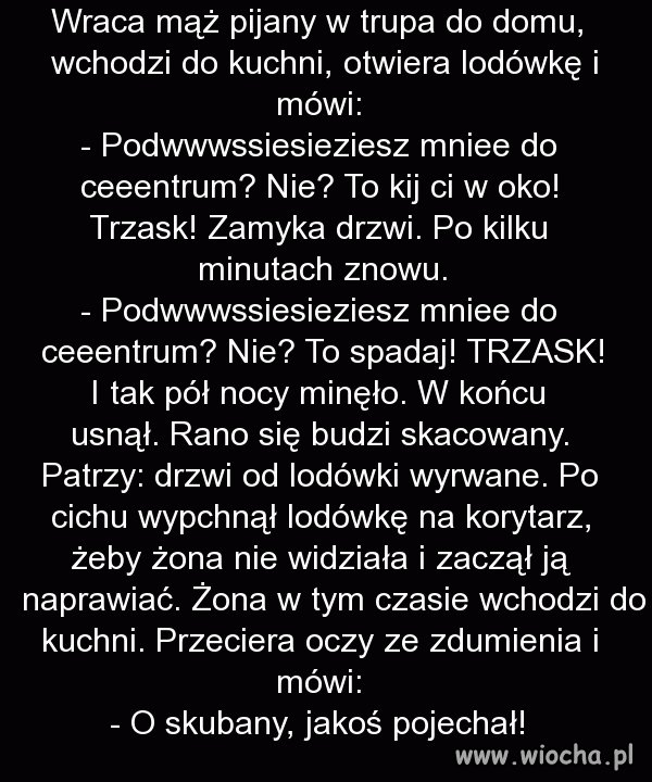 Żona Sasina zdziwiona że...