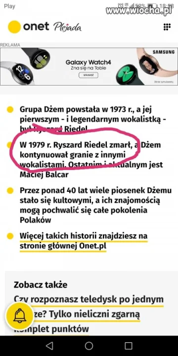 Onet i śmierć Riedla