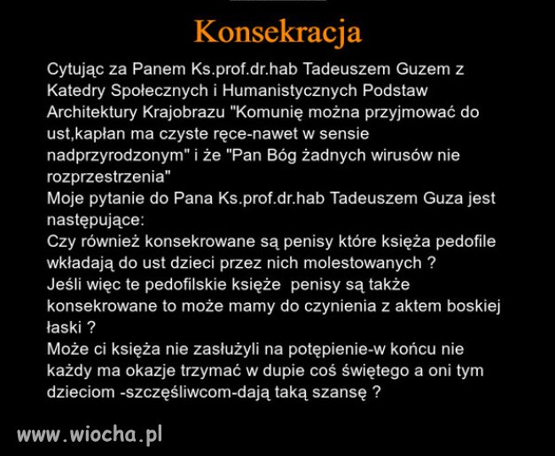 Teologiczne dyskusje...i pytanie do Ks.prof.dr.hab