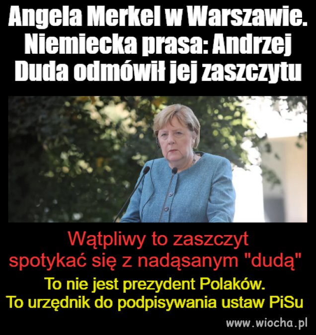 Z dudą ? Wątpliwy to zaszczyt 