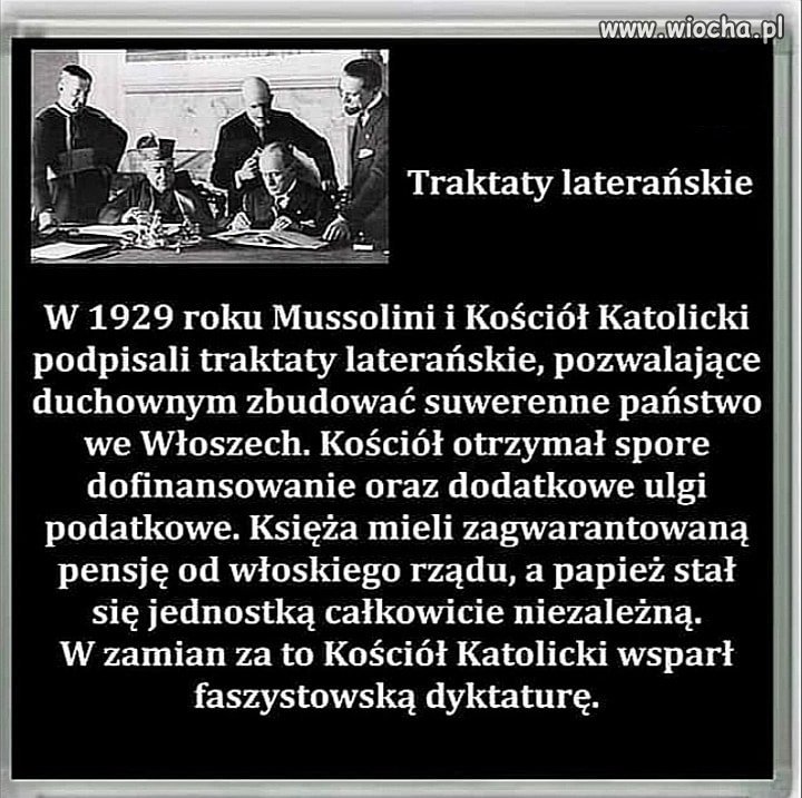 Przy pisie kler też ma takie traktaty