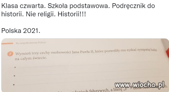 Był już papież na języku polskim