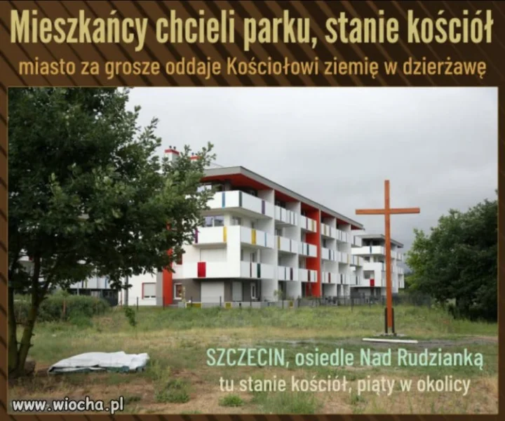 Kościół zamiast parku