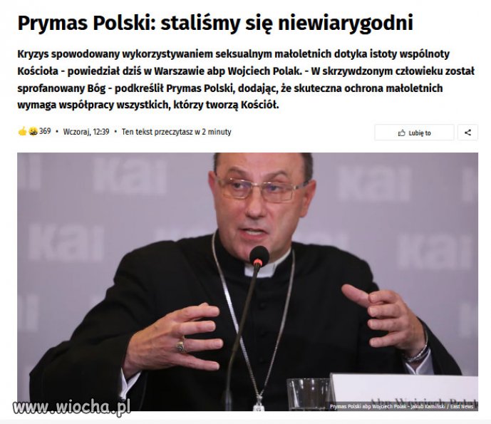 Nareszcie do nich dotarło, po tylu latach...