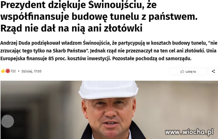 Jak zwykle błysnął intelektem
