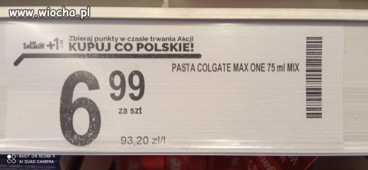 Kupuj co polskie np Colgate w Biedzre