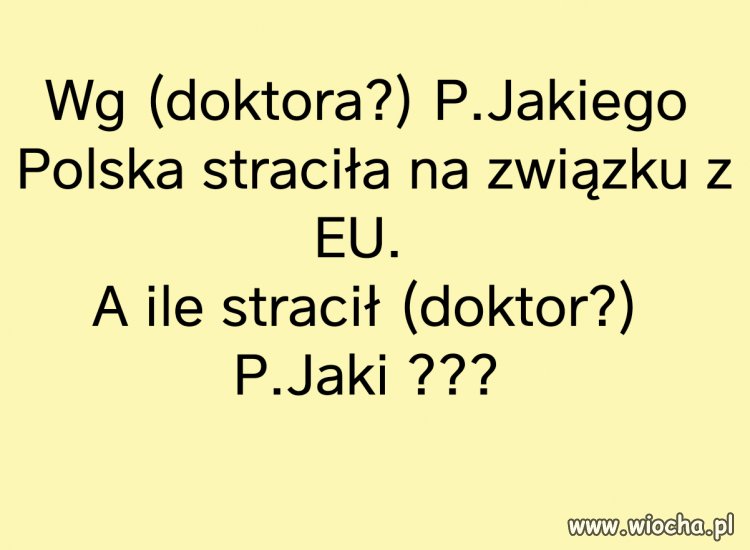 Jak dużo stracił europarlamentarzysta
