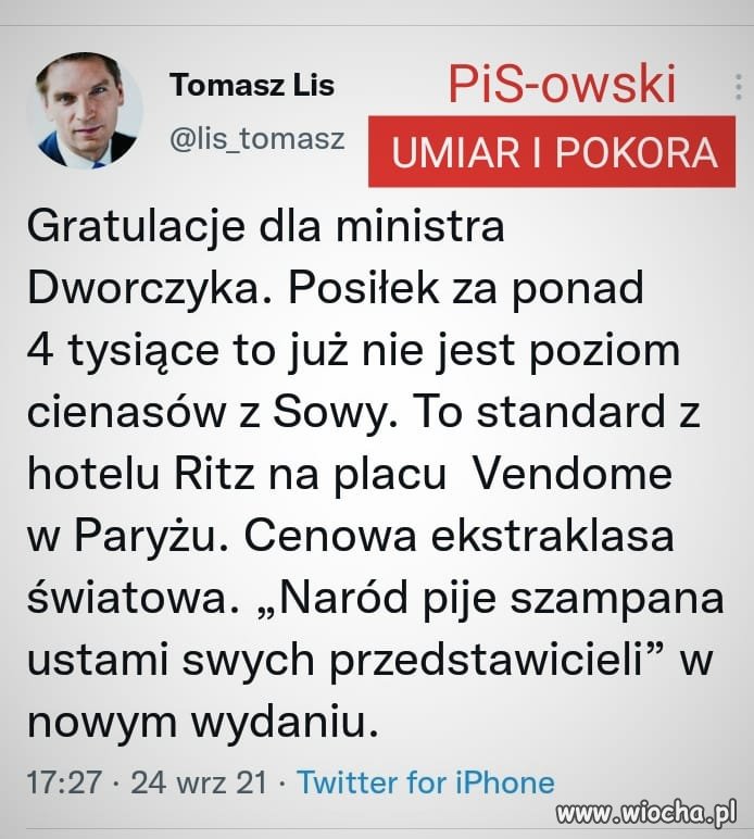 Co tam ośmiorniczki Sikorskiego. Tak w PiS się żre 