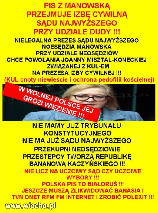 Dyktatura Kaczynskiego coraz blizej a Polacy dalej spia!