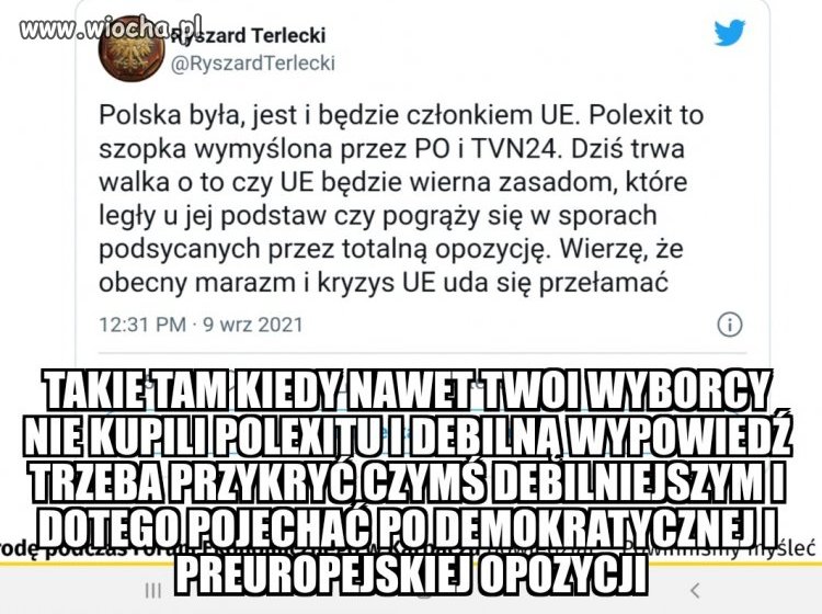 Tym razem próbny balon nie wyszedł